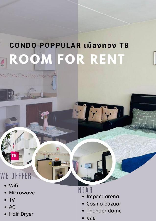 For Rent Condo Popular T8 Fl9 Bangkok Dış mekan fotoğraf